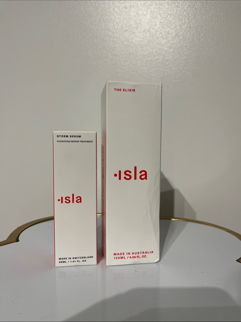 Isla set - the elixir & Storm Serum Brand new in box